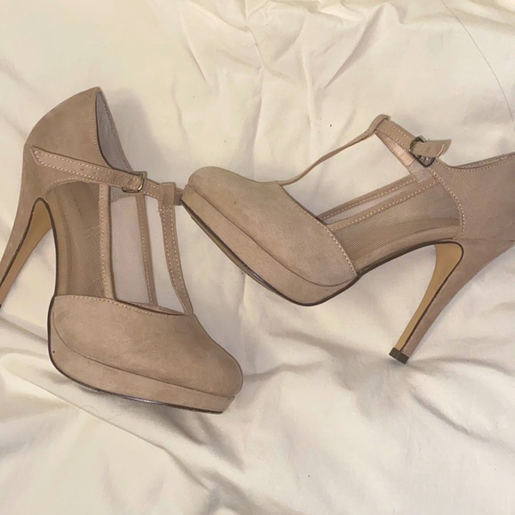 Call it Spring Nude Heels Size 8 - Picture 1 of 3